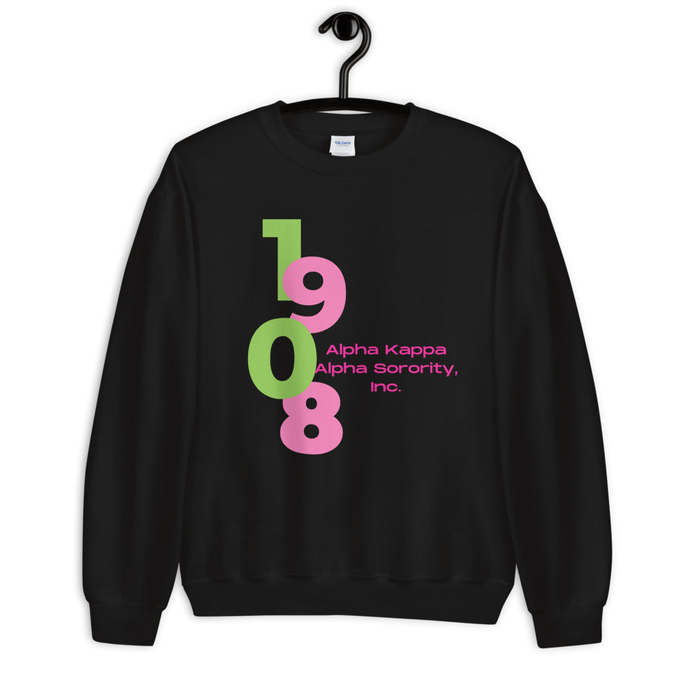 1908 Vertical Numbers Sweatshirt